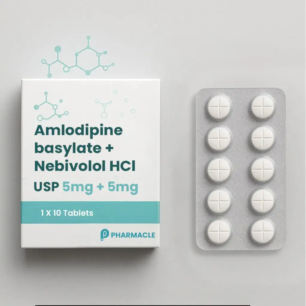 Amlodipine basylate + Nebivolol HCl